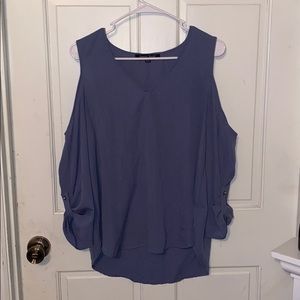 Sweet rain open shoulder top size medium